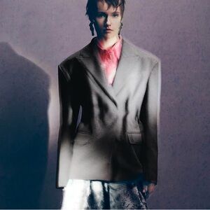 Classic Gray Urban Revivo Women's Blazer